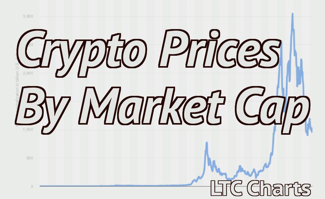 Crypto Prices By Market Cap
