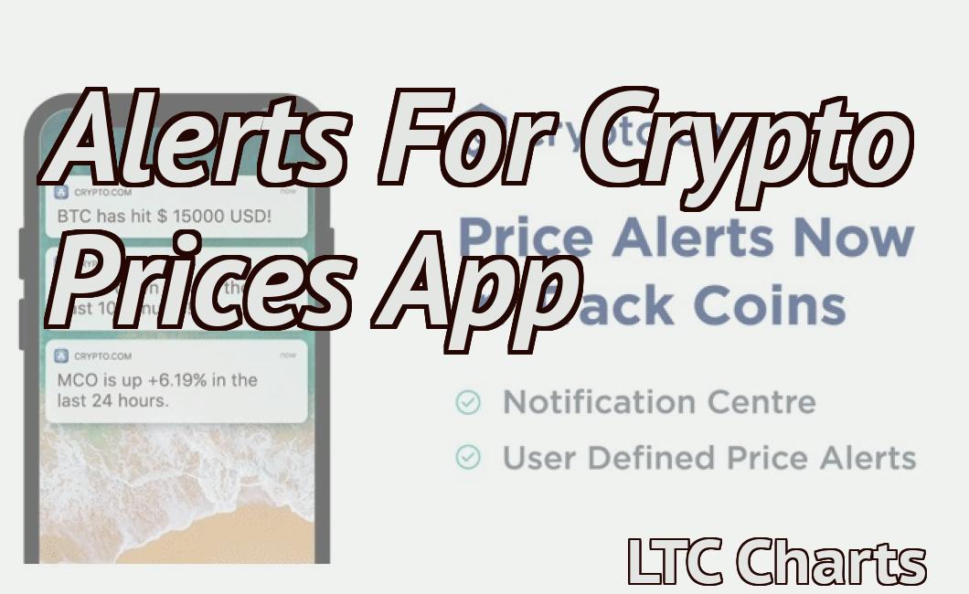 Alerts For Crypto Prices App