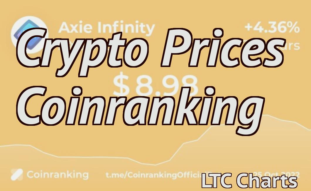 Crypto Prices Coinranking