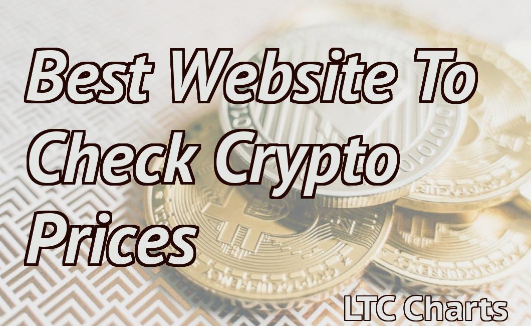 Best Website To Check Crypto Prices