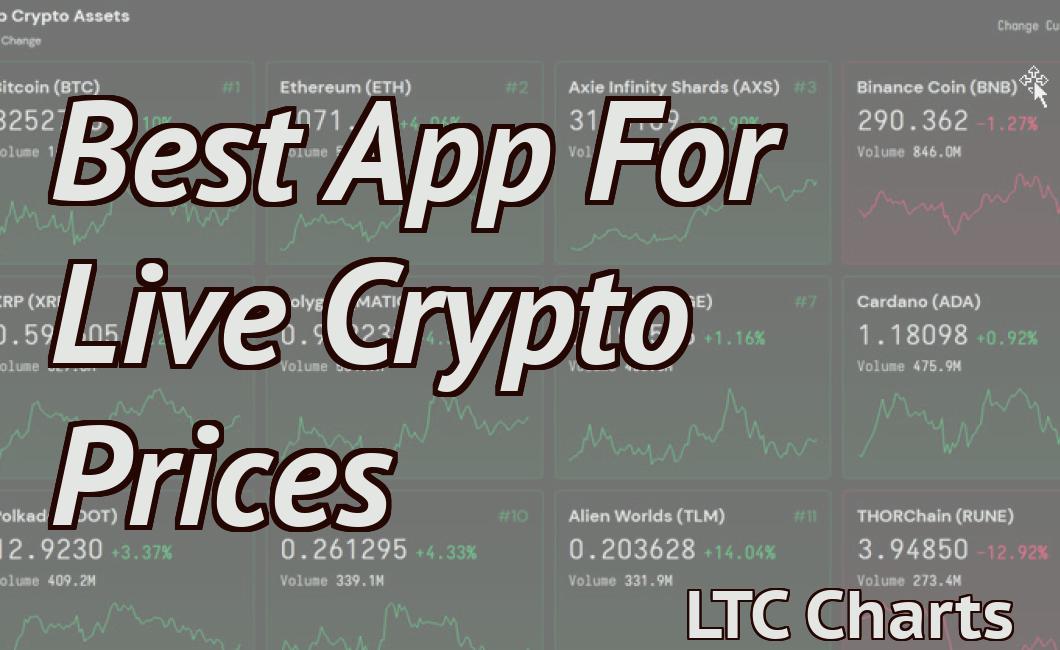 Best App For Live Crypto Prices