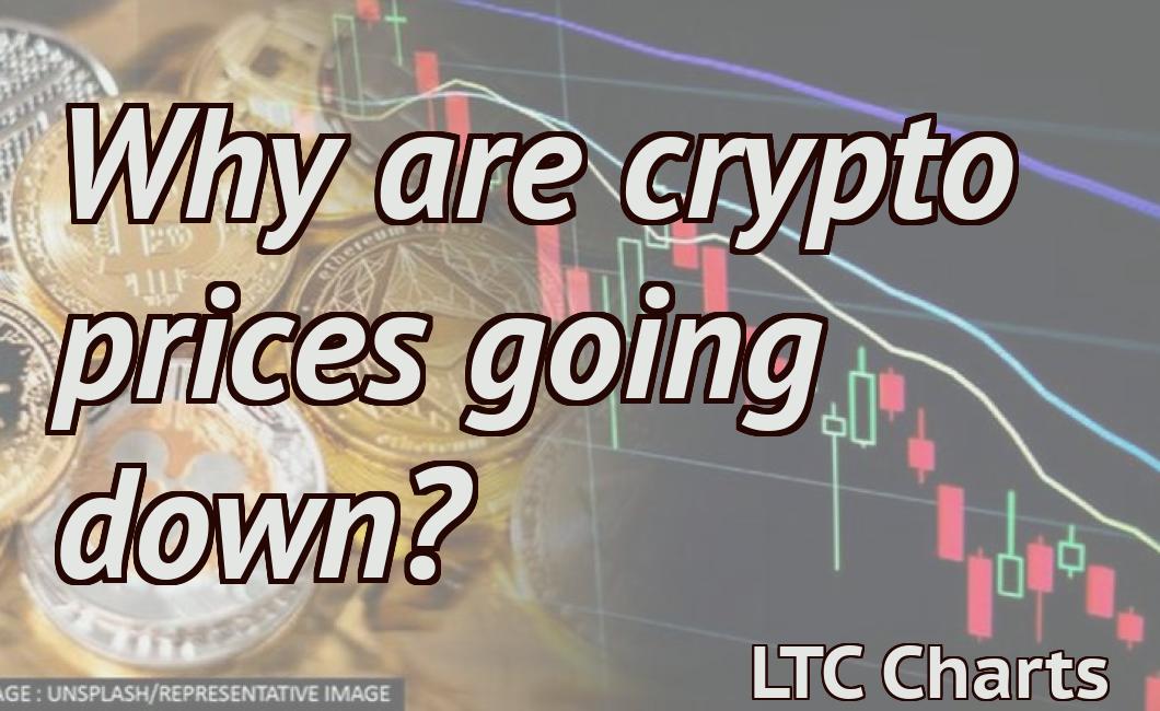 Why are crypto prices going down?