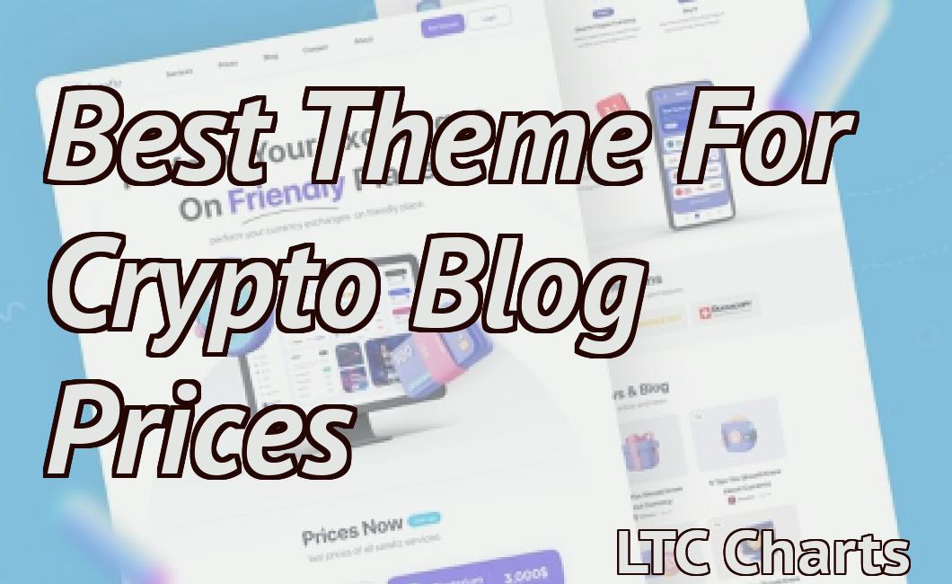 Best Theme For Crypto Blog Prices