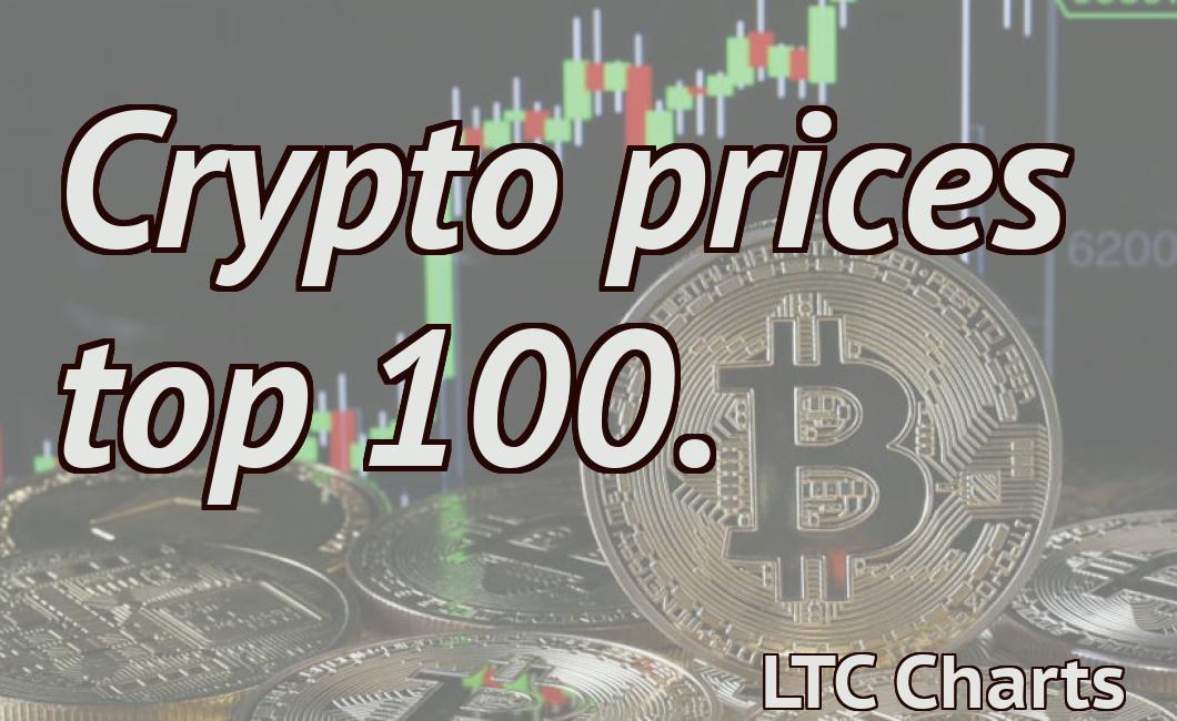 Crypto prices top 100.