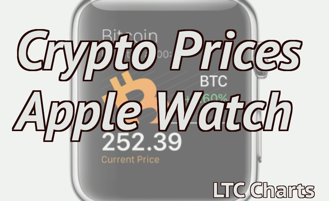 Crypto Prices Apple Watch