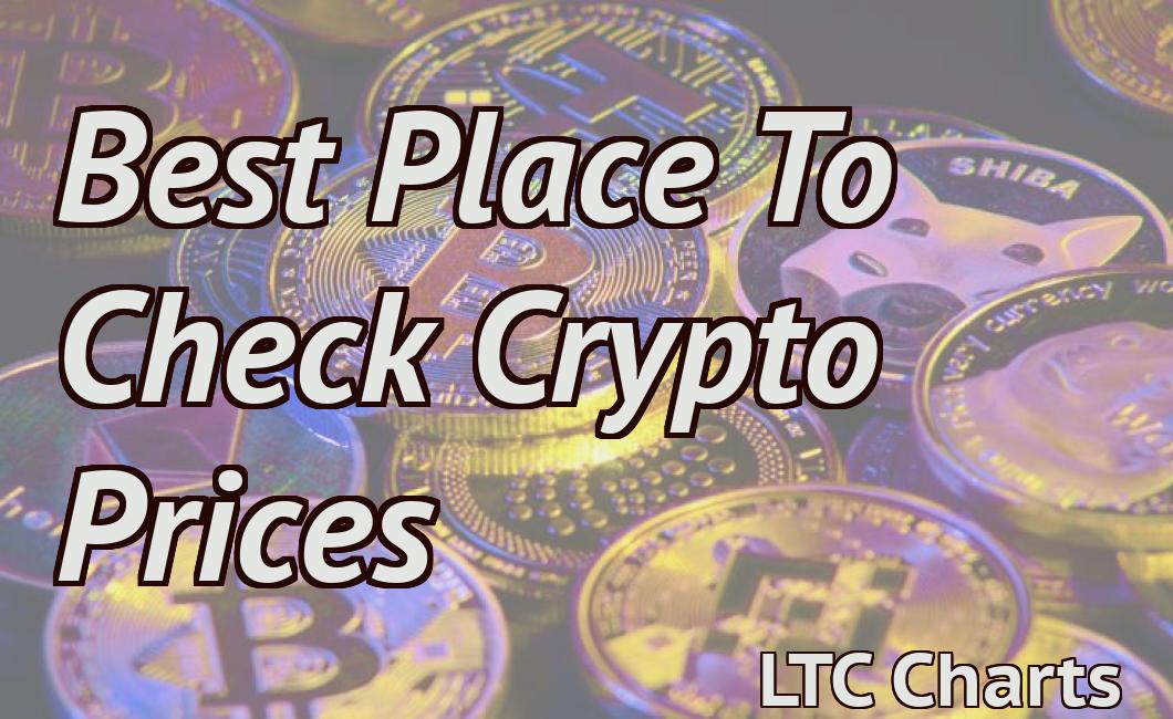 Best Place To Check Crypto Prices