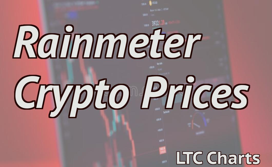 Rainmeter Crypto Prices