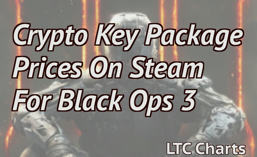 Crypto Key Package Prices On Steam For Black Ops 3