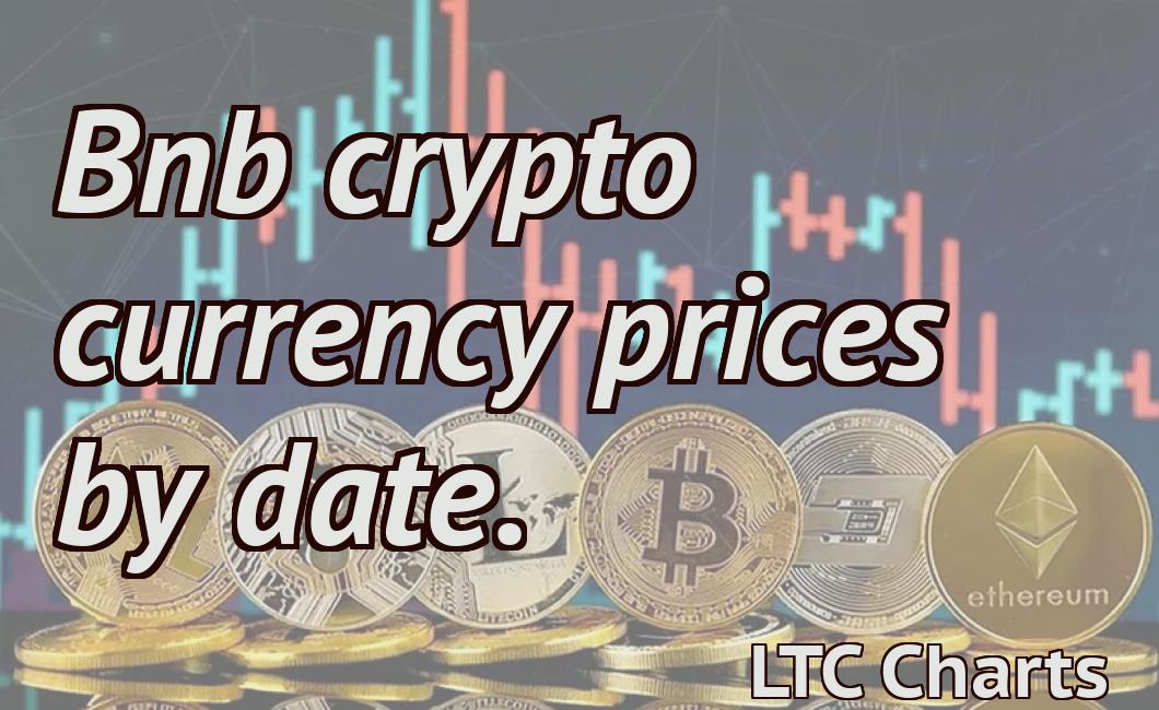 Bnb crypto currency prices by date.