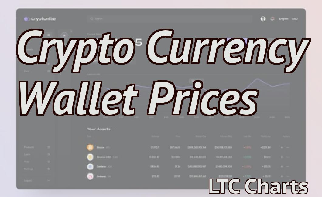 Crypto Currency Wallet Prices