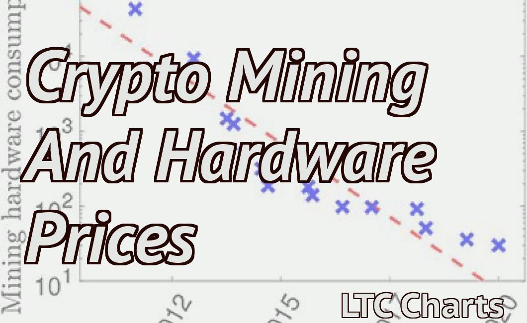 Crypto Mining And Hardware Prices