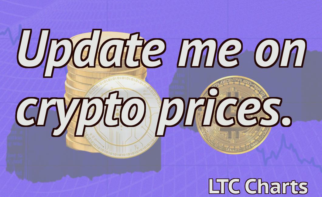 Update me on crypto prices.