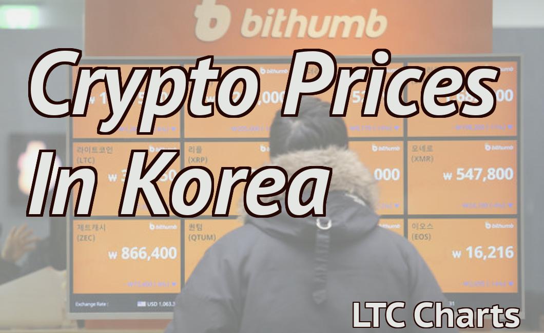 Crypto Prices In Korea