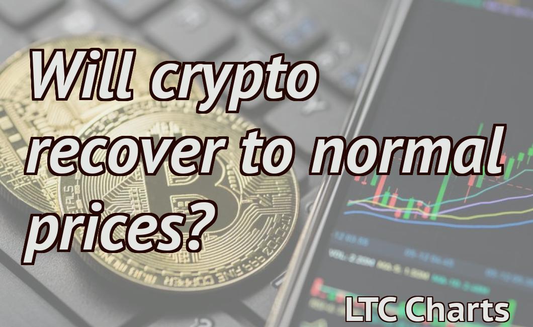 Will crypto recover to normal prices?