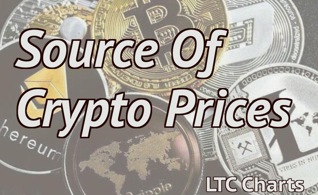 Source Of Crypto Prices