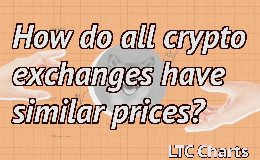 How do all crypto exchanges have similar prices?
