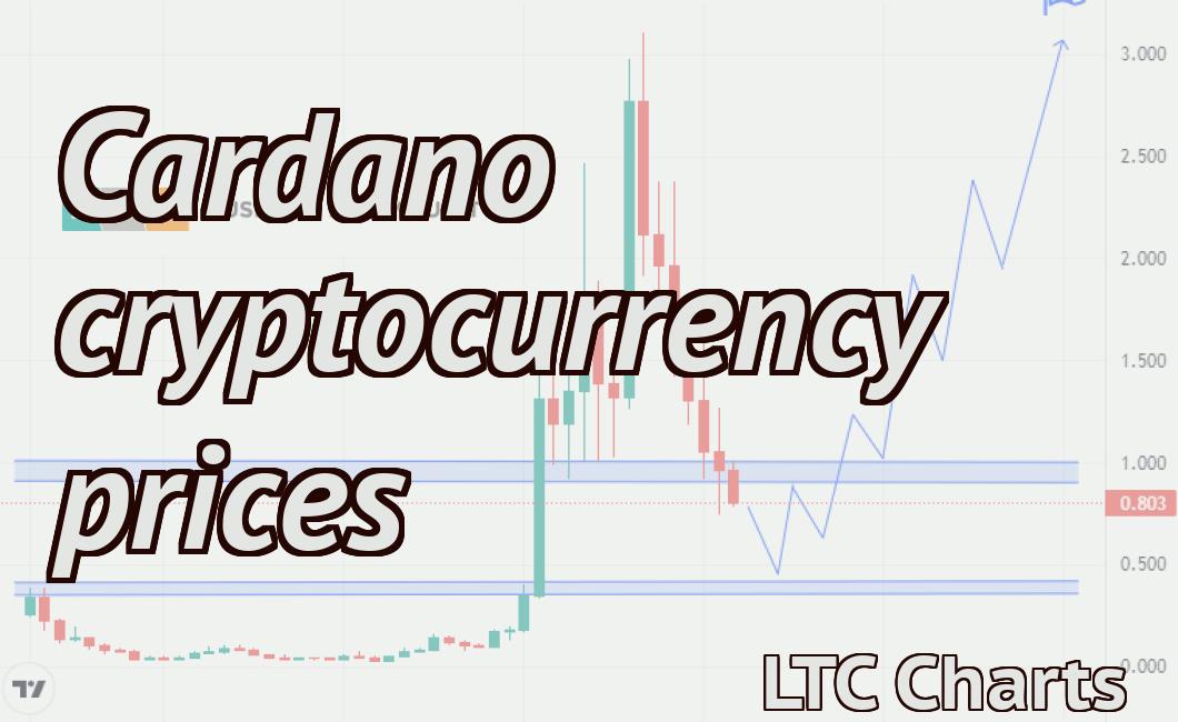 Cardano cryptocurrency prices