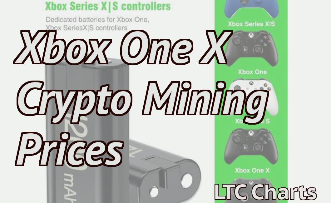Xbox One X Crypto Mining Prices