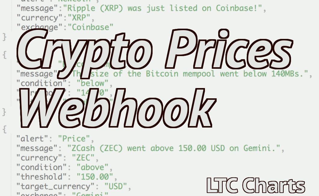 Crypto Prices Webhook
