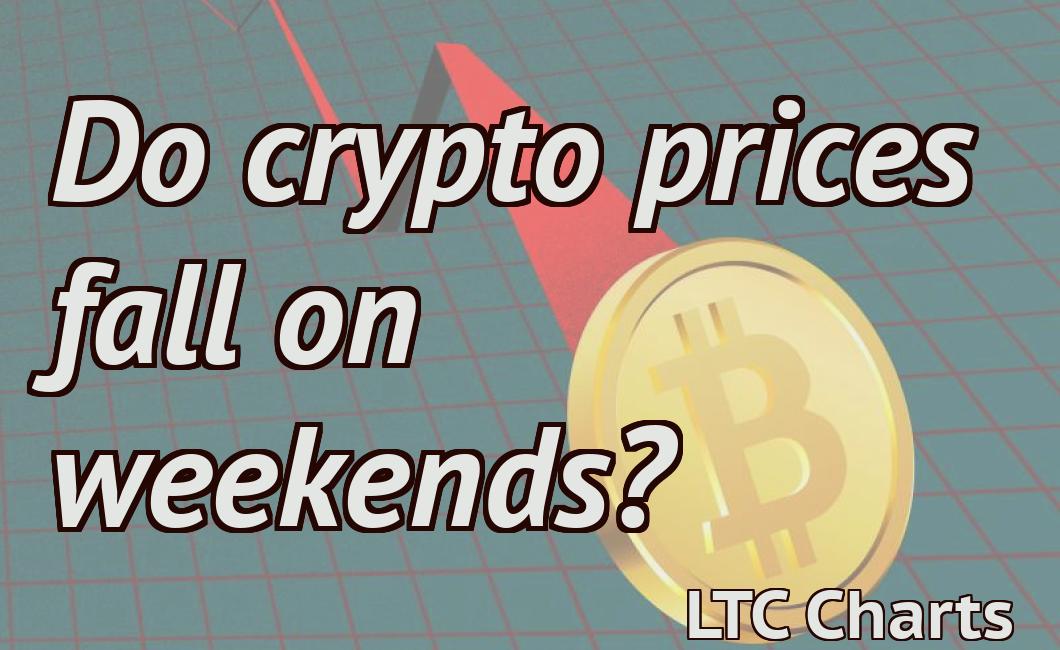 Do crypto prices fall on weekends?