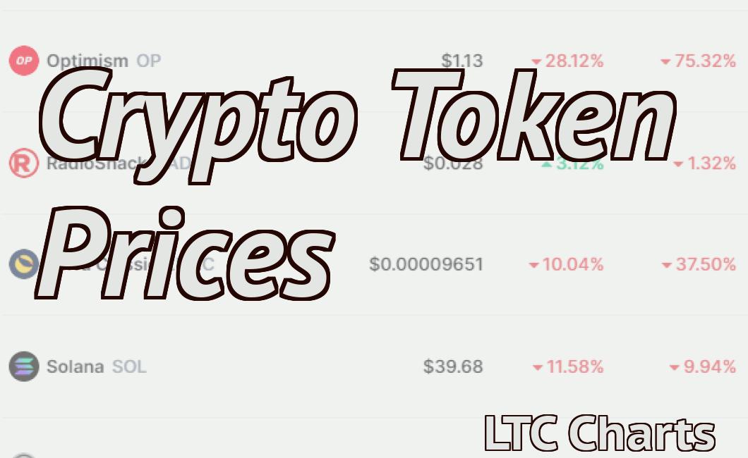 Crypto Token Prices