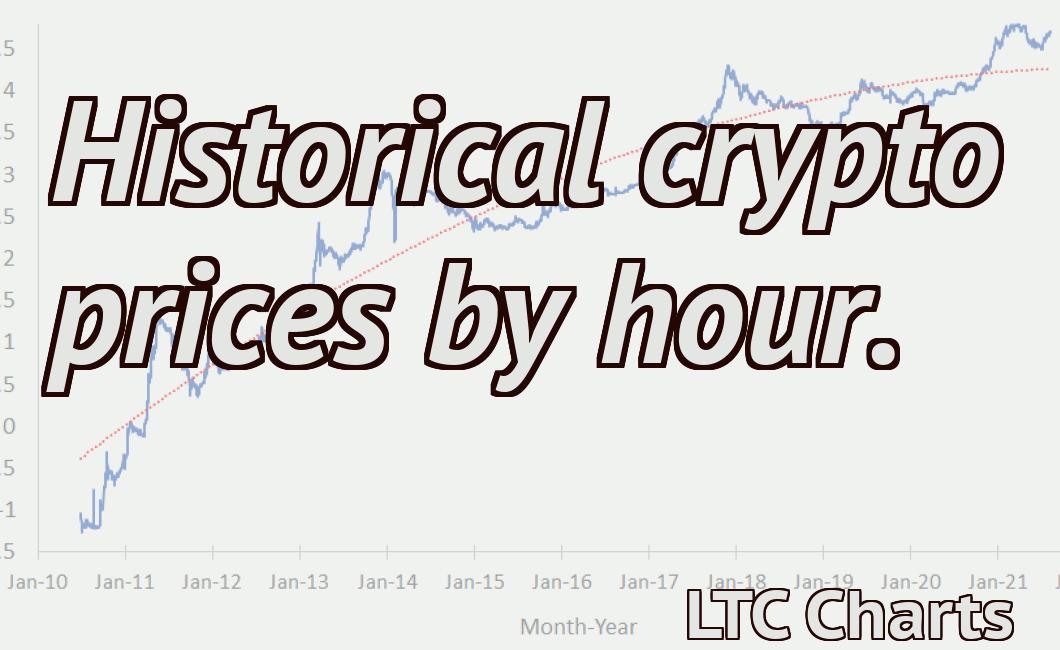 Historical crypto prices by hour.