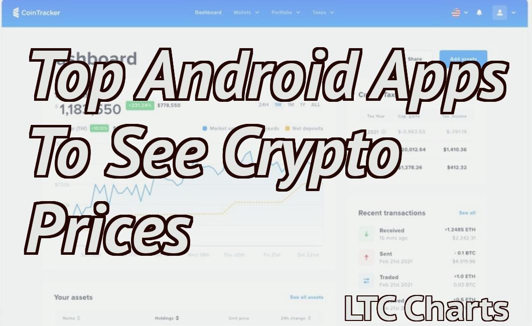 Top Android Apps To See Crypto Prices