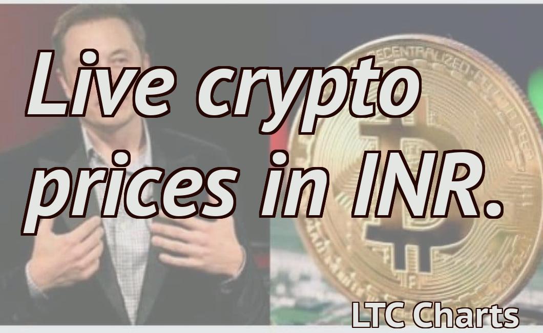 Live crypto prices in INR.