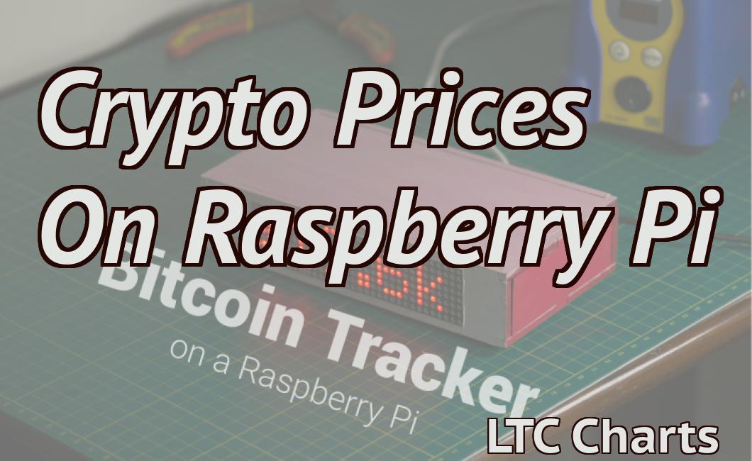 Crypto Prices On Raspberry Pi