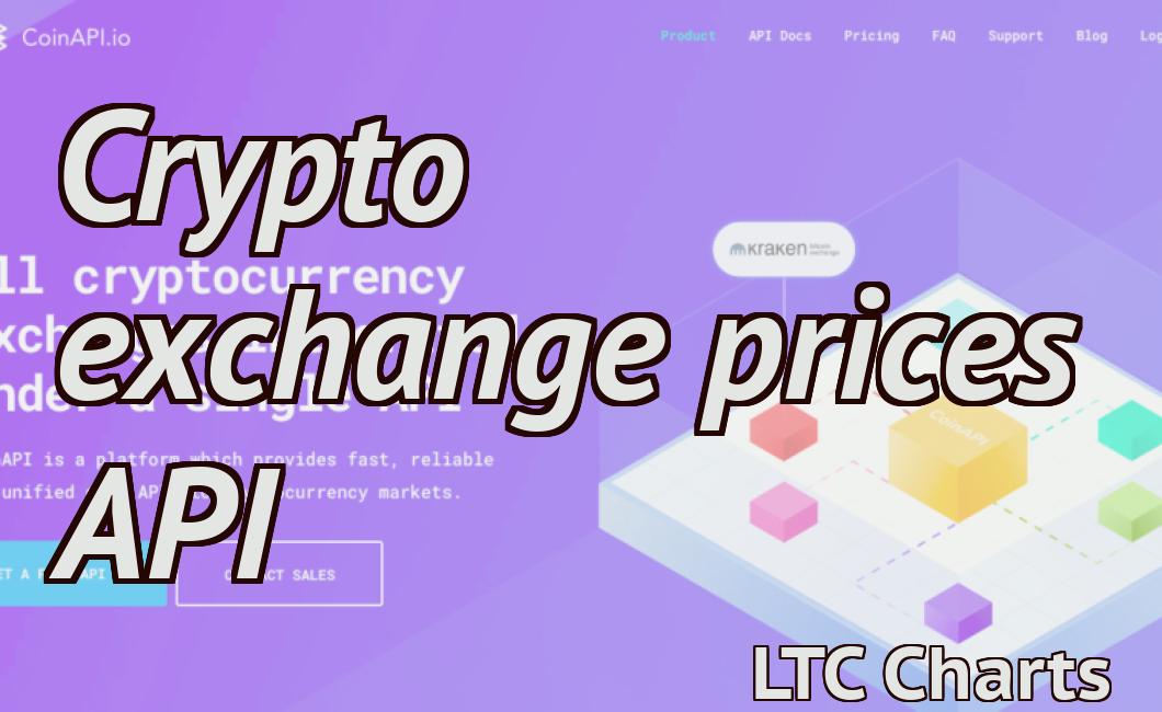 Crypto exchange prices API