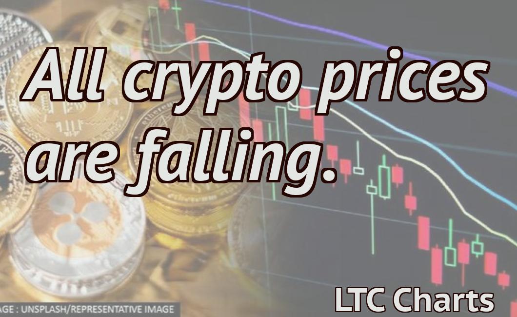 All crypto prices are falling.