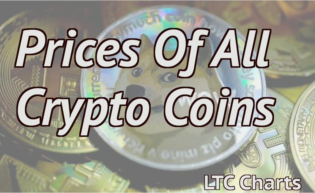Prices Of All Crypto Coins