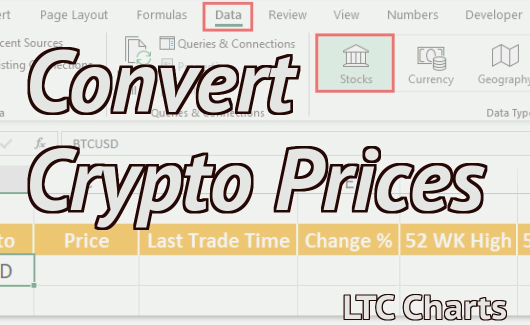 Convert Crypto Prices