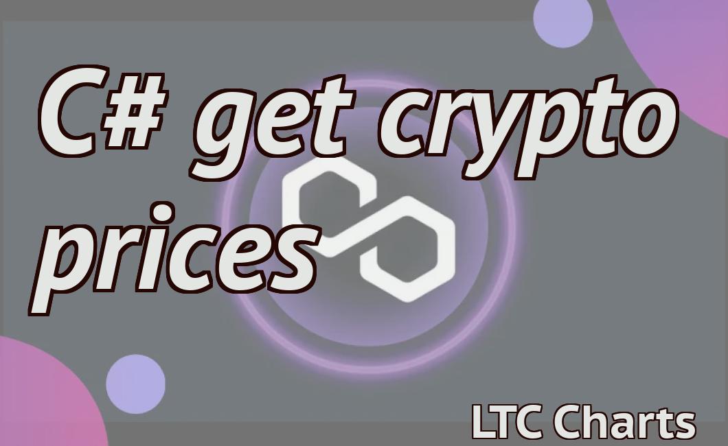 C# get crypto prices