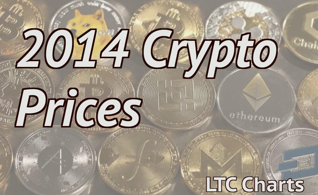 2014 Crypto Prices