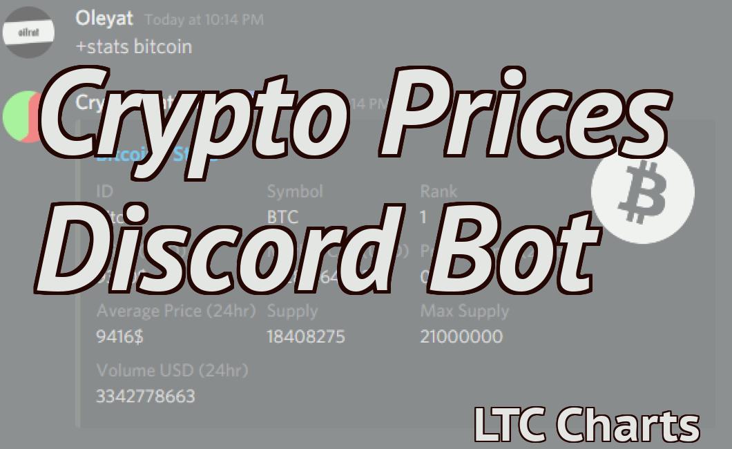 Crypto Prices Discord Bot