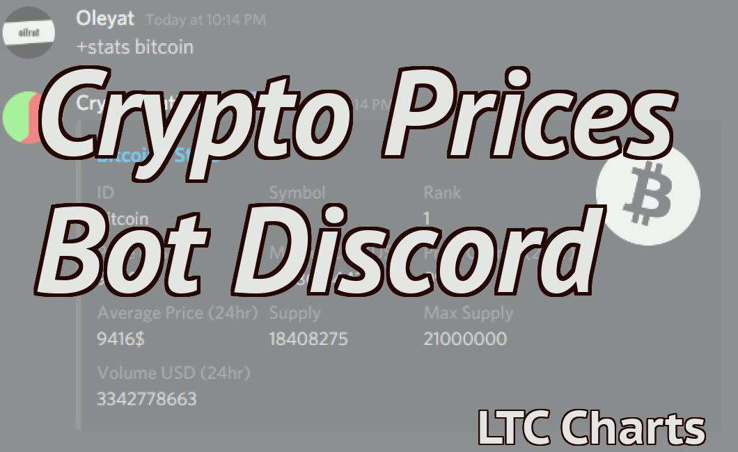 Crypto Prices Bot Discord