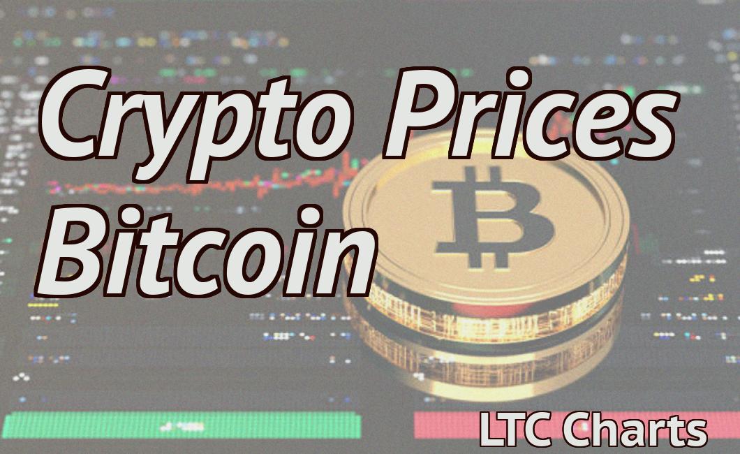 Crypto Prices Bitcoin