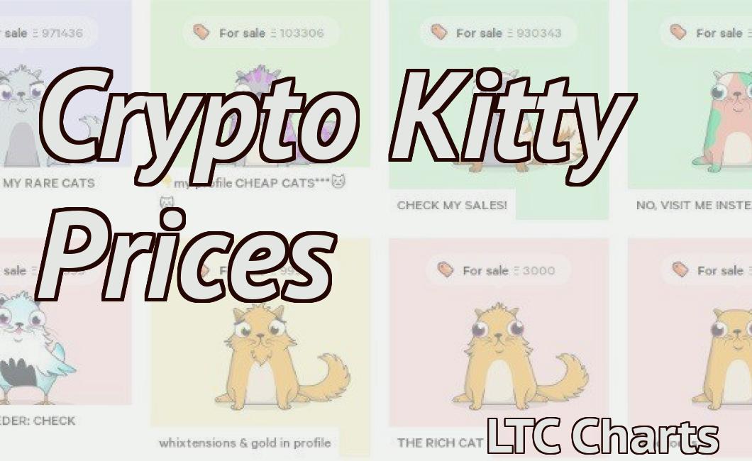Crypto Kitty Prices