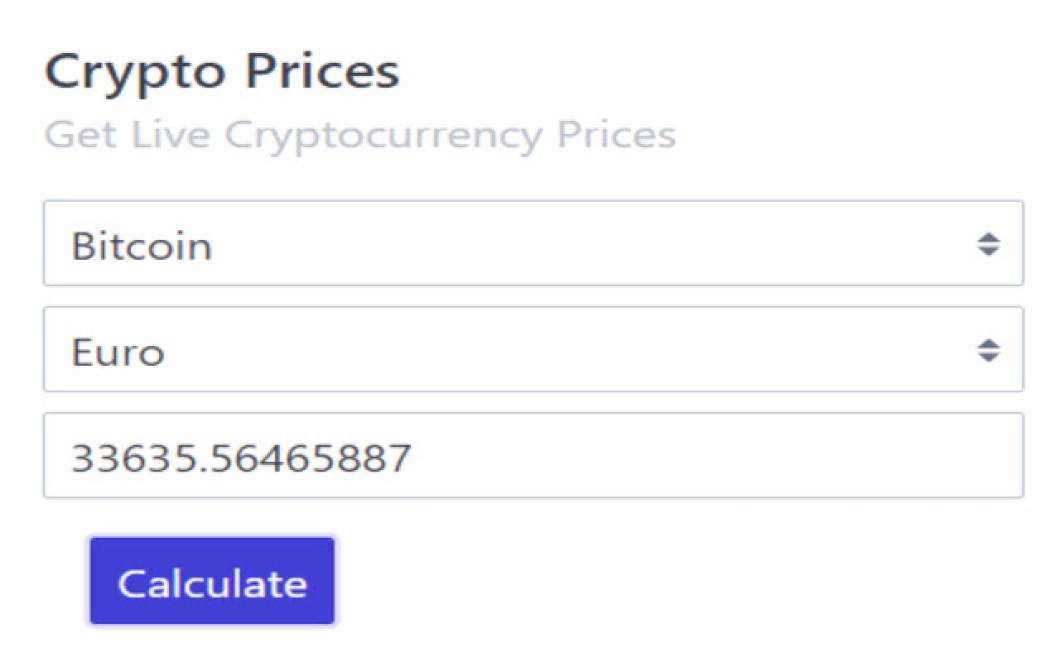 ETH/EUR – Live Crypto Price Ch