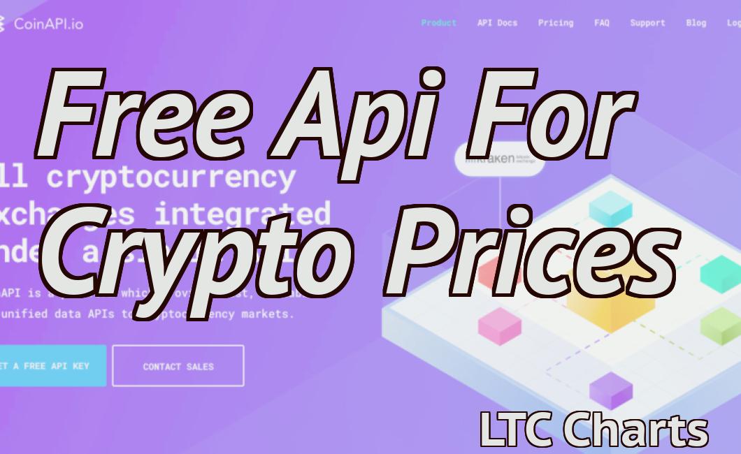 Free Api For Crypto Prices