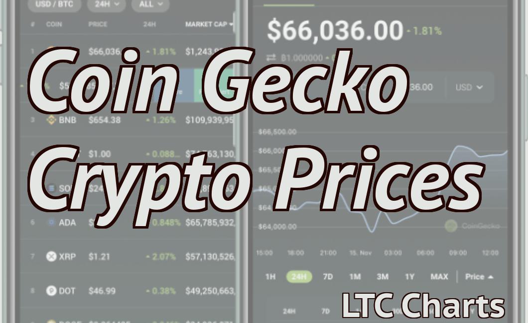 Coin Gecko Crypto Prices