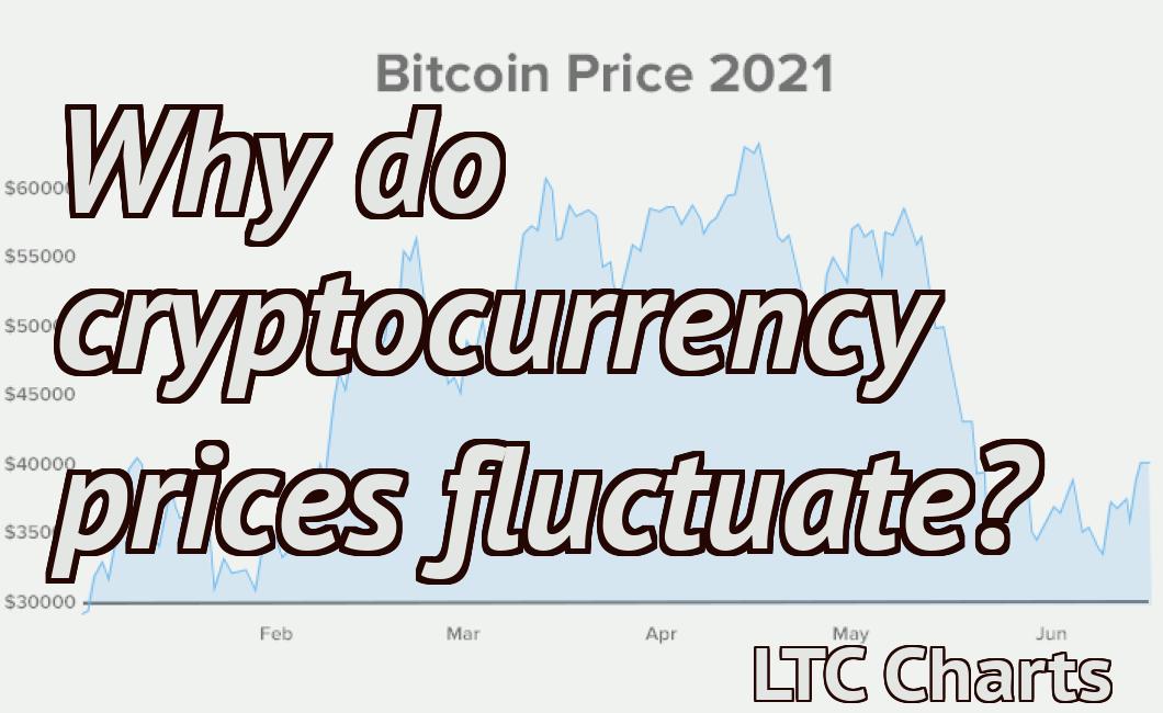 Why do cryptocurrency prices fluctuate?