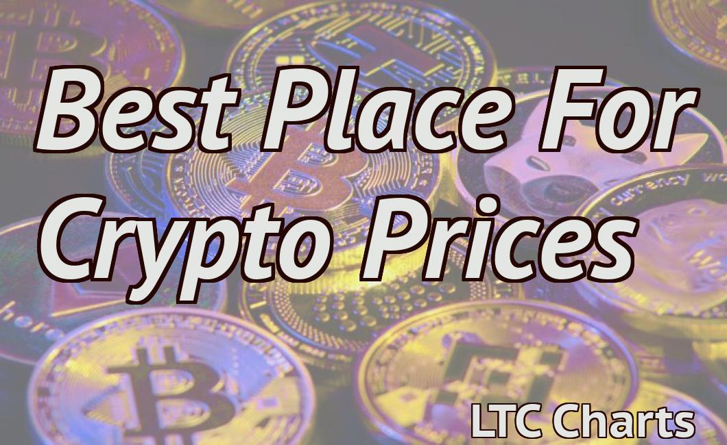 Best Place For Crypto Prices
