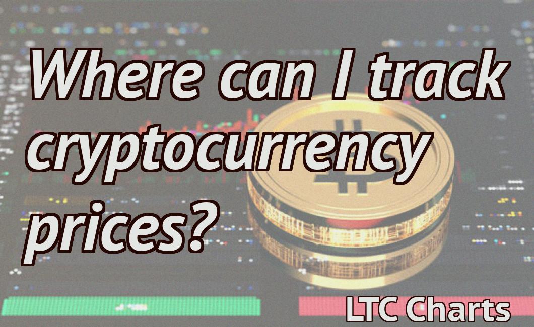 Where can I track cryptocurrency prices?