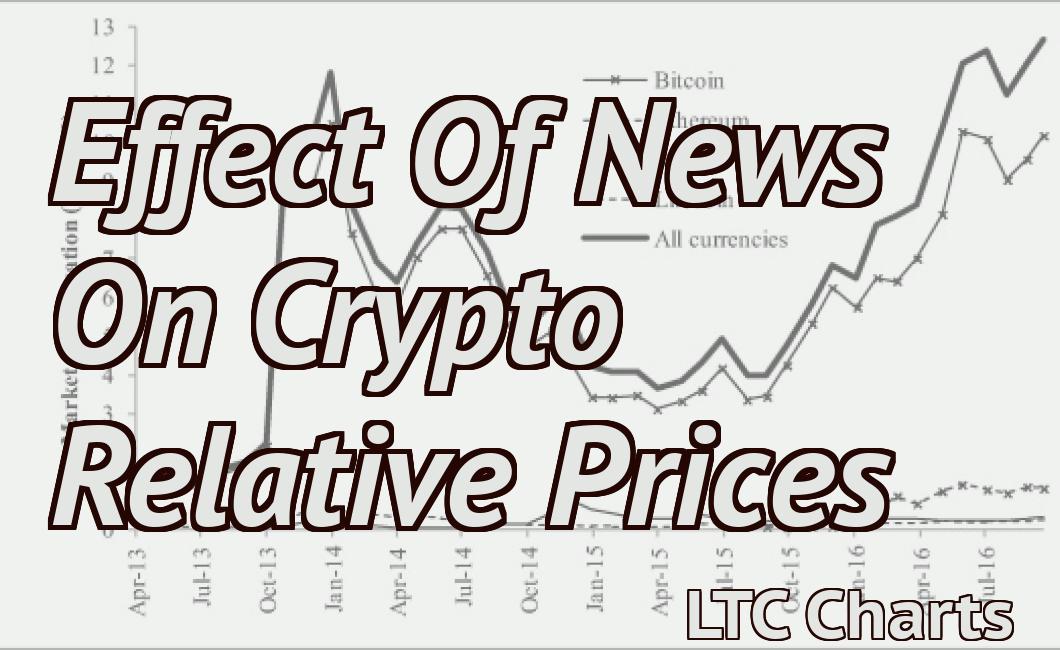 Effect Of News On Crypto Relative Prices