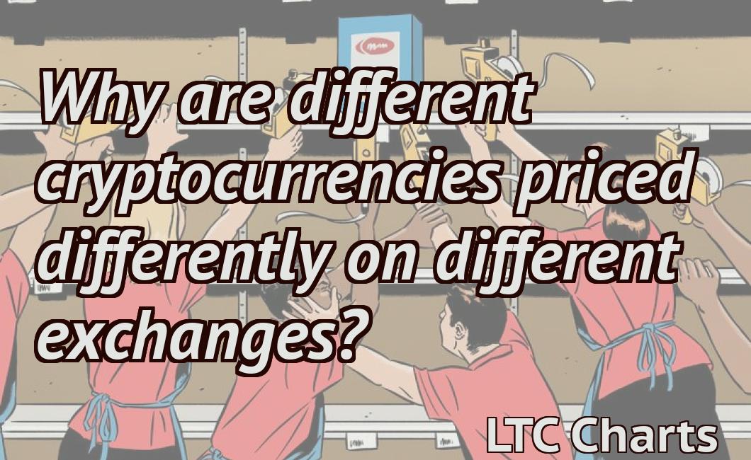 Why are different cryptocurrencies priced differently on different exchanges?