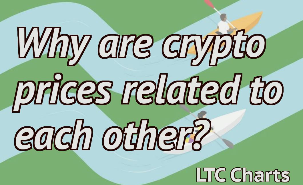 Why are crypto prices related to each other?