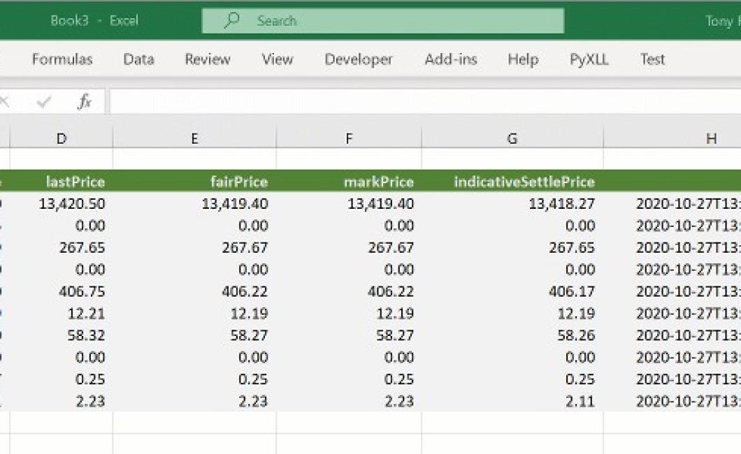 Using Excel to Track Cryptocur