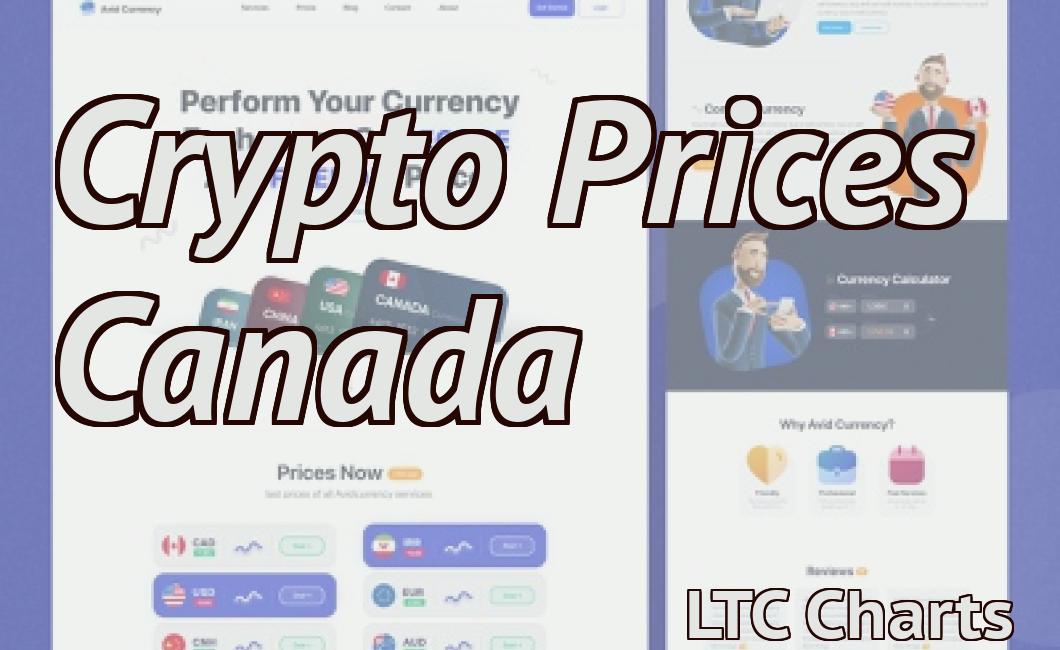 Crypto Prices Canada